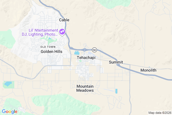 Service Area & Hours | Tehachapi Concrete