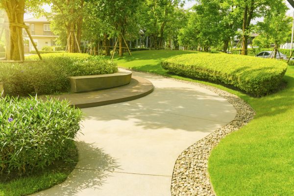 Cement Walkway Installation in Tehachapi