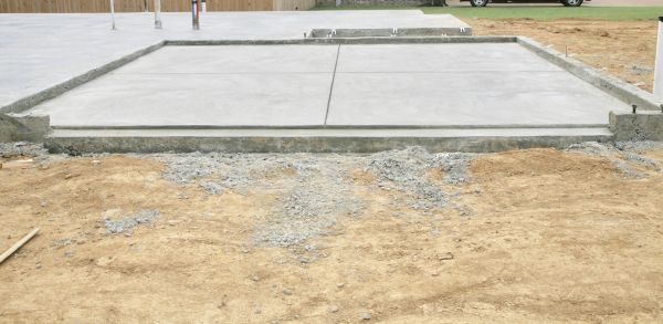 Parking Lot Slab Laying