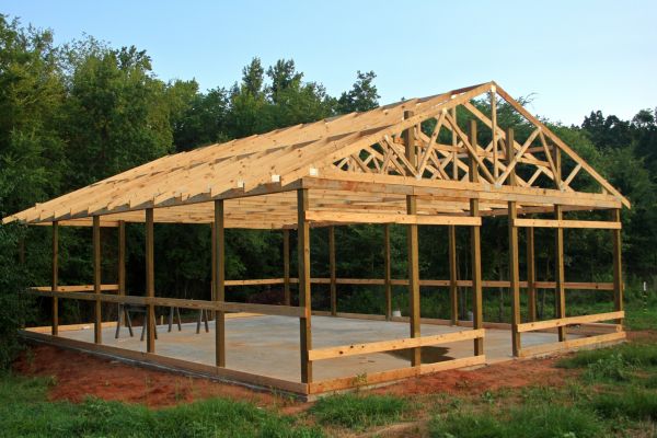 Barn Pad Installation in Tehachapi